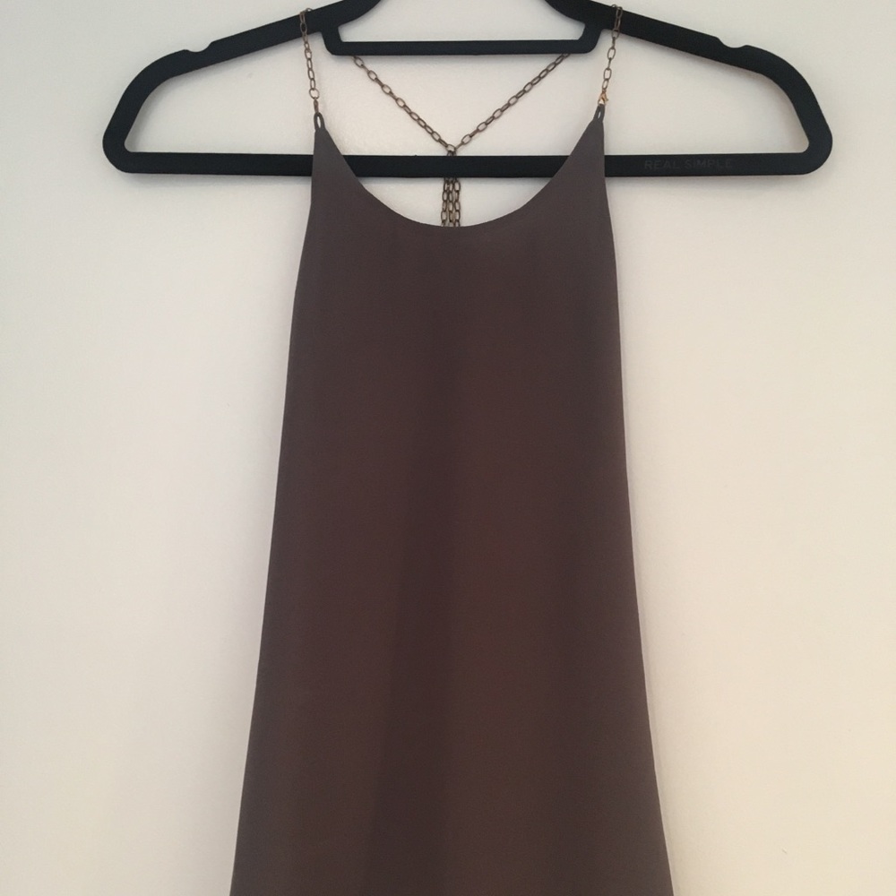 Flattering grey going-out top